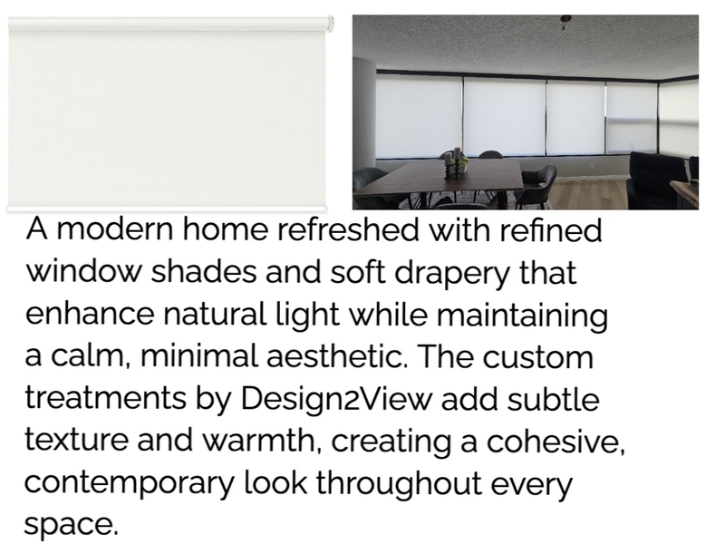 Clean Lines & Soft Drapery Accents Mood Board by Design2View Blinds & Window Covering on Style Sourcebook