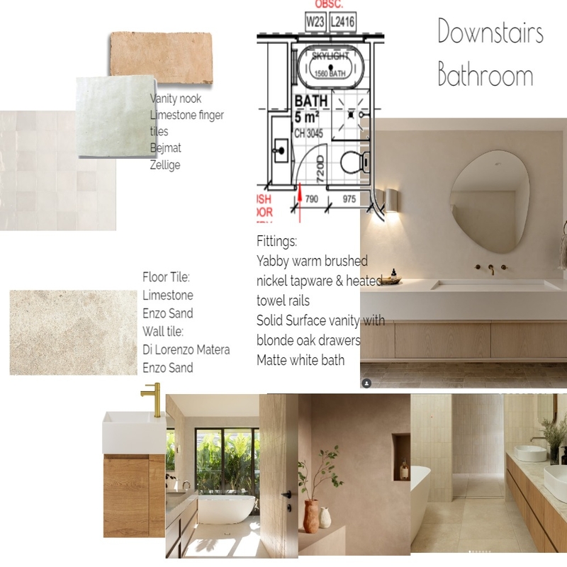 Downstairs Bathroom Mood Board by jessicalcosier on Style Sourcebook