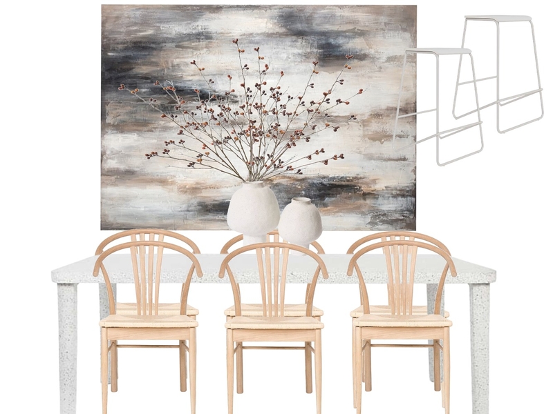 119 white street, wavell heights - dining room 2 Interior Design Mood Board by tlaws
