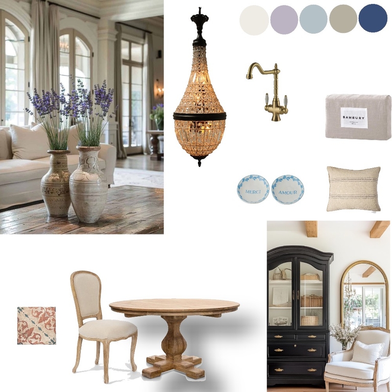 French Provincial Mood Board by by Jenelle Suarez on Style Sourcebook