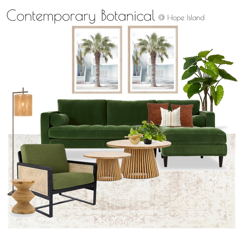 Contemporary Botanical Mood Board by Styled By Lorraine Dowdeswell on Style Sourcebook