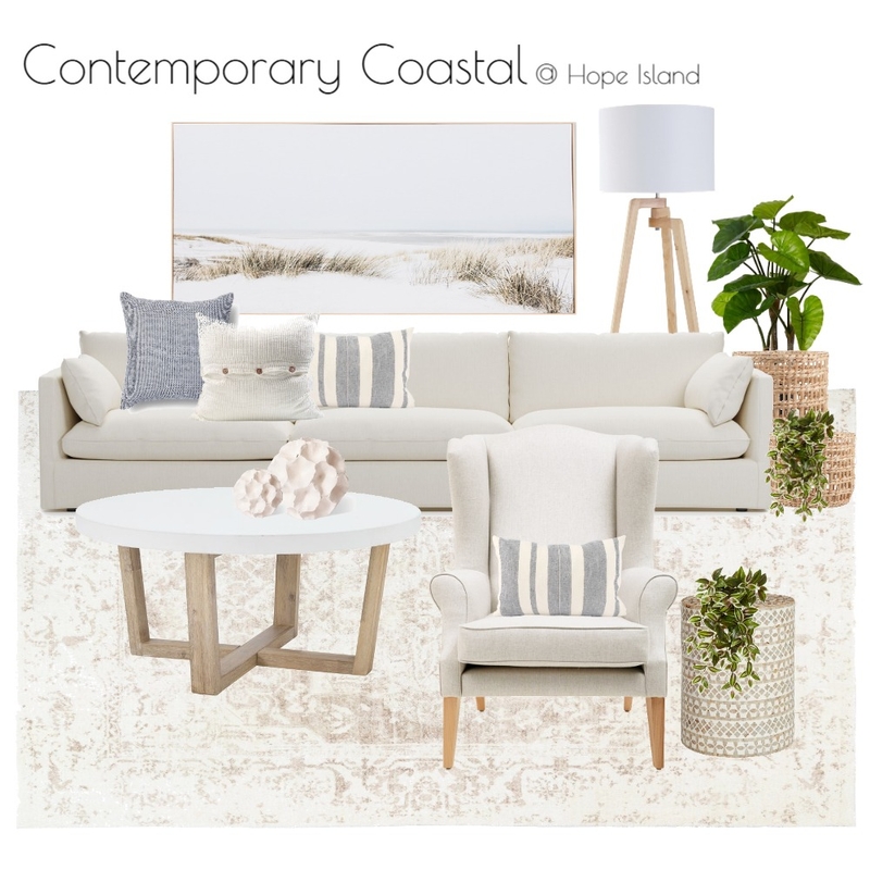 Contemporary Coastal Mood Board by Styled By Lorraine Dowdeswell on Style Sourcebook
