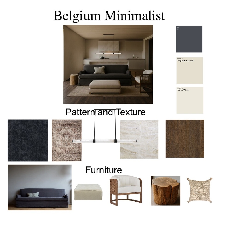 Belgium Minimalist Moodboard Mood Board by Bortolotto Interiors on Style Sourcebook