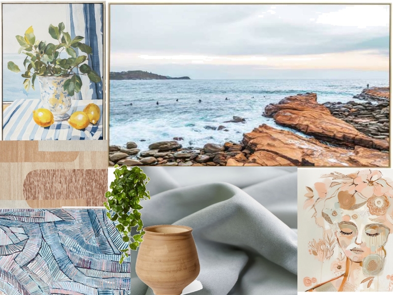 לוח השראה Interior Design Mood Board by noyelias