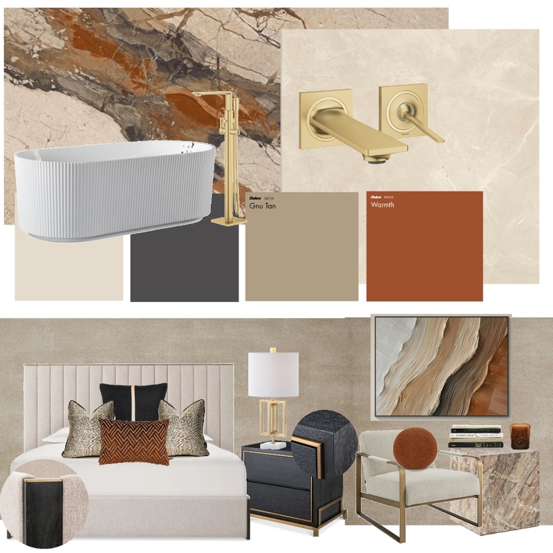 Master Bedroom Interior Design Mood Board by SweetTooth1922
