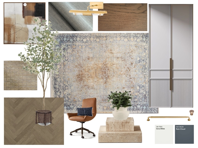 Module 9 Office Interior Design Mood Board by April1985