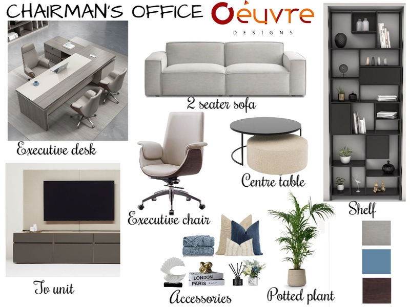 chairmans office Interior Design Mood Board by kehindeh052@gmail.com
