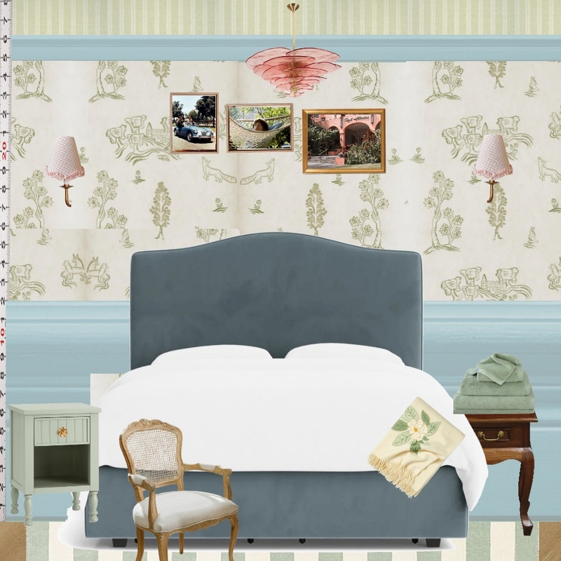 Guest Room Interior Design Mood Board by dl2407