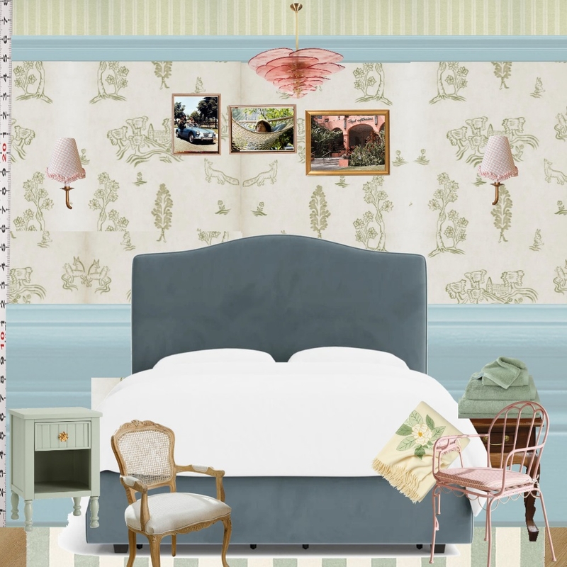 Guest Room Interior Design Mood Board by dl2407