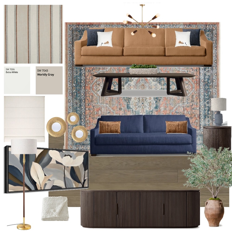 Module 9 Livingroom Interior Design Mood Board by April1985