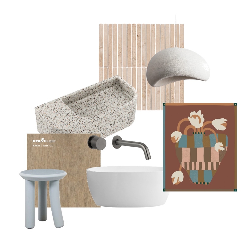 beachy bath Interior Design Mood Board by zennadani