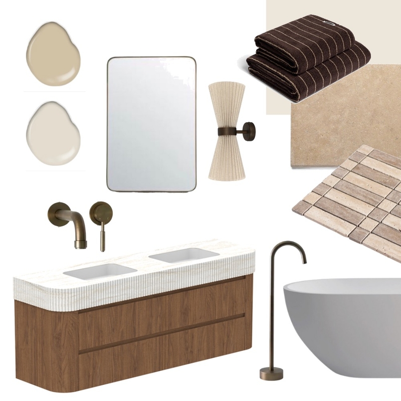 Aquila Ensuite Interior Design Mood Board by Aquila Haus
