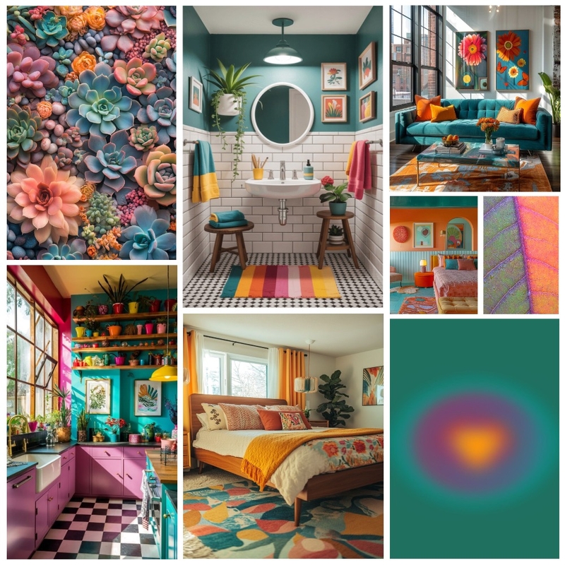 TRIADIC Interior Design Mood Board by Ash Gee
