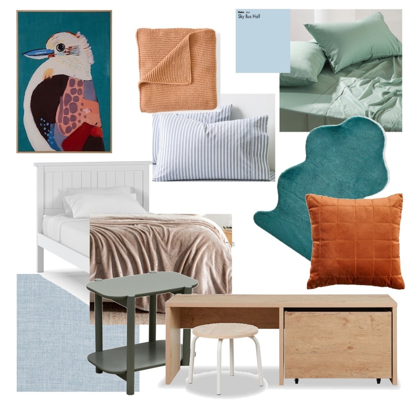 Eddy's room Mood Board by Megan Woodgate Interiors on Style Sourcebook