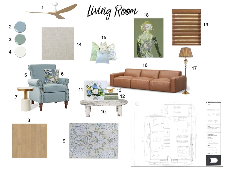 IDI Module 9 Living Room Mood Board by kbprice on Style Sourcebook