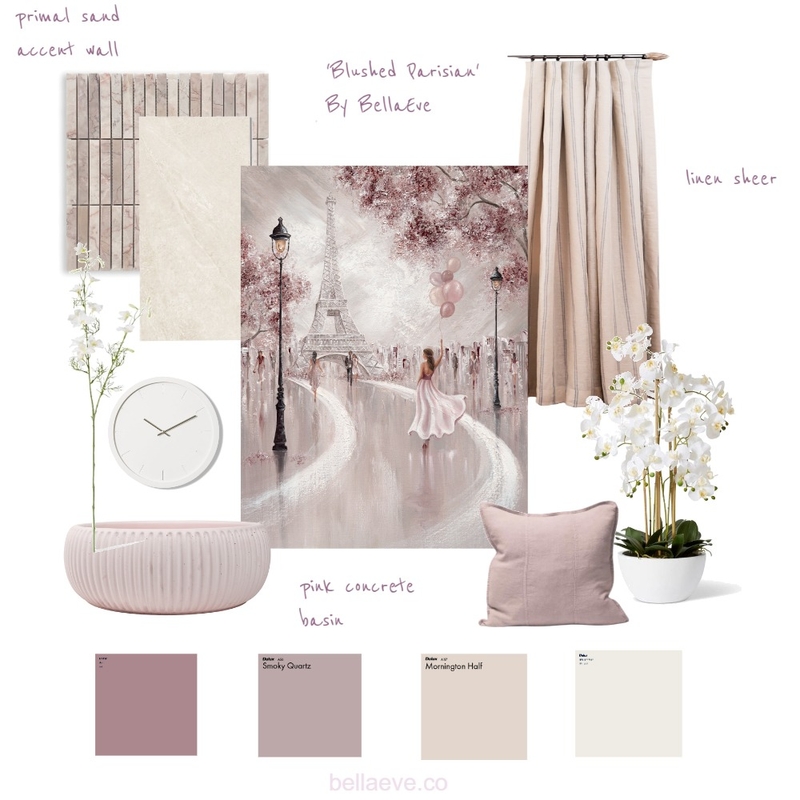 Blushed Parisian by BellaEve Mood Board by Jela Bandojo on Style Sourcebook