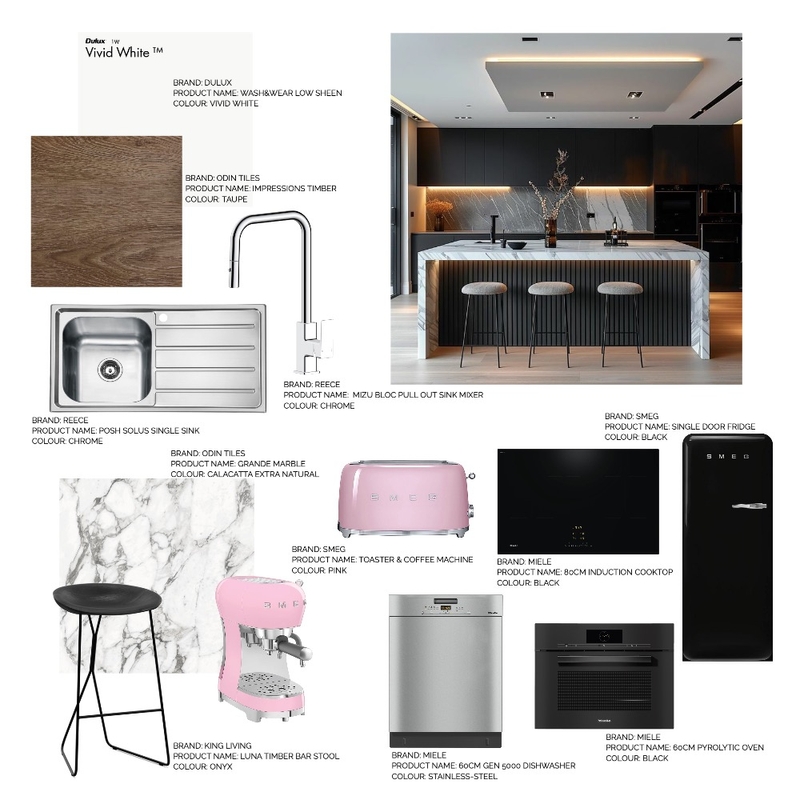 Sarah - Kitchen Design Mood Board by Sarah Earnshaw Interior Design on Style Sourcebook