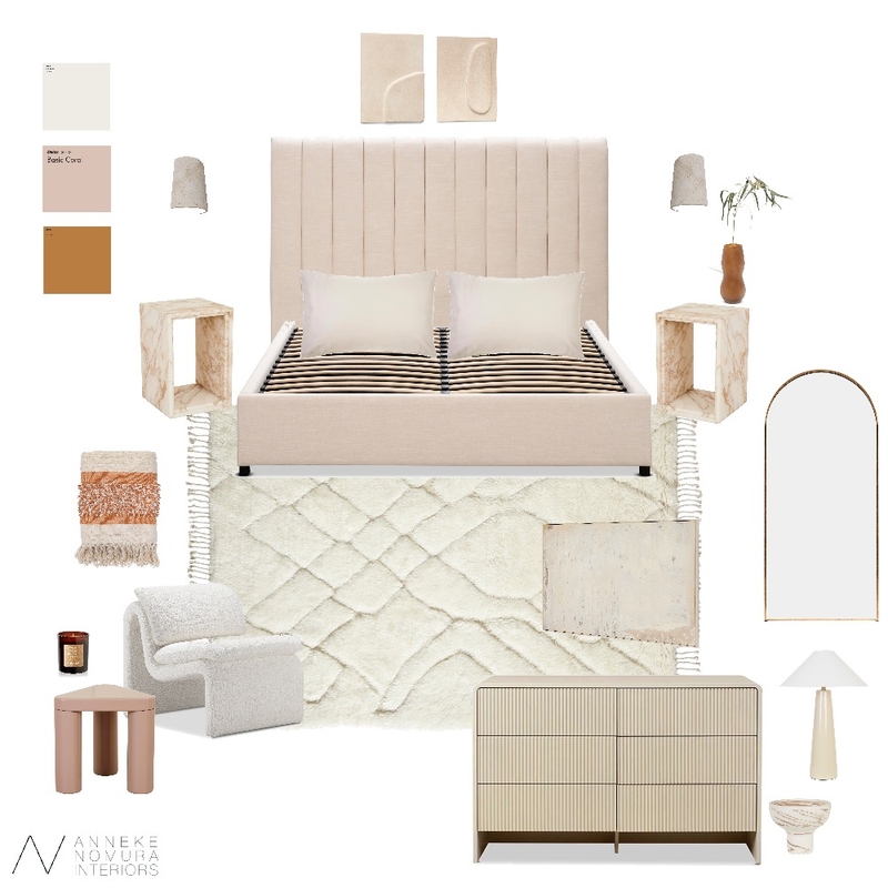 Serene Contemporary Bedroom Mood Board by ANNEKE NOMURA INTERIORS on Style Sourcebook