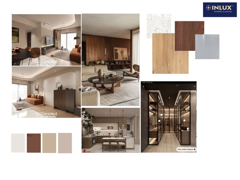 inlux moodborad Interior Design Mood Board by wa123