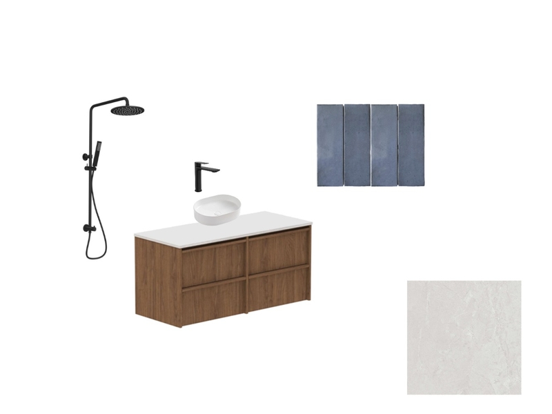 Sample Board BAÑO Interior Design Mood Board by AugustoR