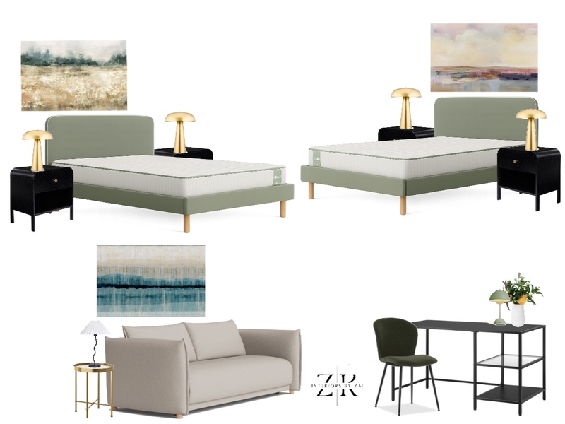 Luxury bedrooms Interior Design Mood Board by Interiors By Zai
