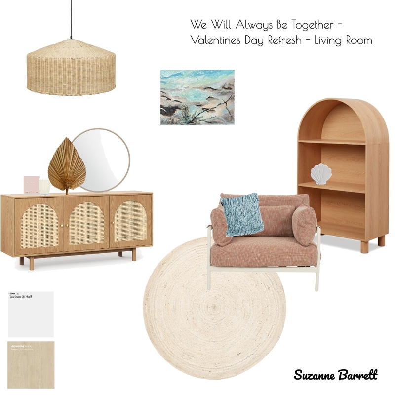 Valentine's Day Refresh - Living Room Mood Board by Measured Interiors on Style Sourcebook