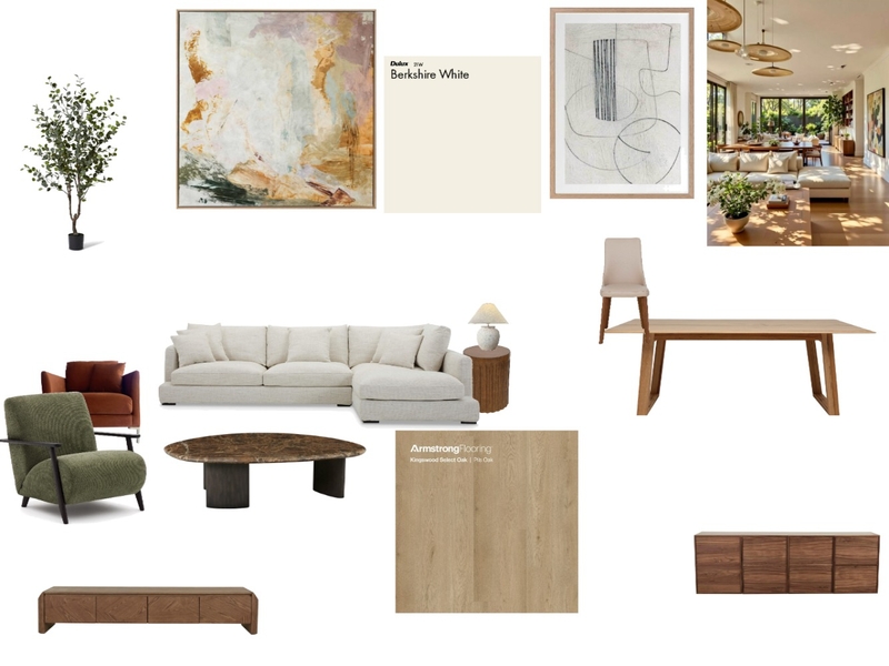 Woonkamer Interior Design Mood Board by dellevdb