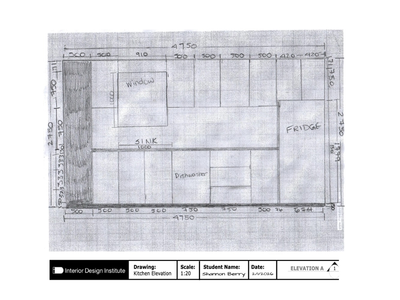 Kitchen Elevation Module 11 Interior Design Mood Board by MOUNTAIN LIVING DESIGNS