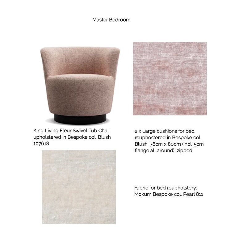 Main Bedroom Interior Design Mood Board by Lets See Design
