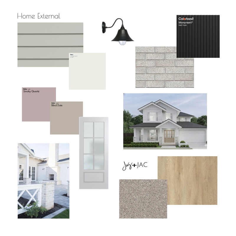 External Home Build Mood Board by Jas and Jac on Style Sourcebook