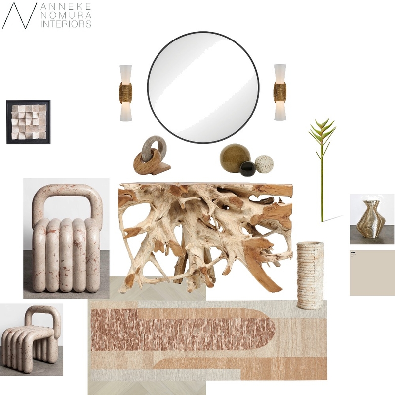 Beach Drift Wood Foyer Mood Board by ANNEKE NOMURA INTERIORS on Style Sourcebook