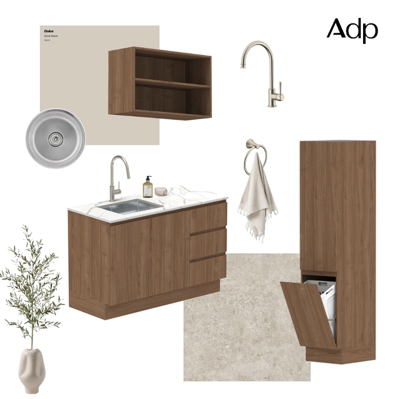 Modern Luxe Laundry | New Laundry Essentials Range Mood Board by ADP on Style Sourcebook