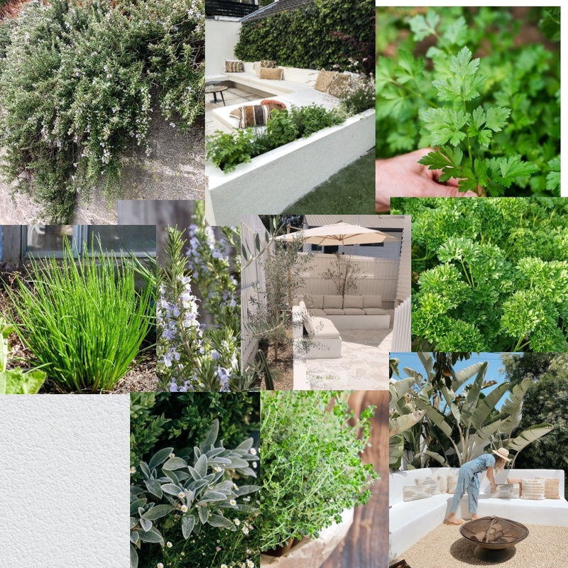 Firepit + Herb garden Interior Design Mood Board by Makiah Pippen