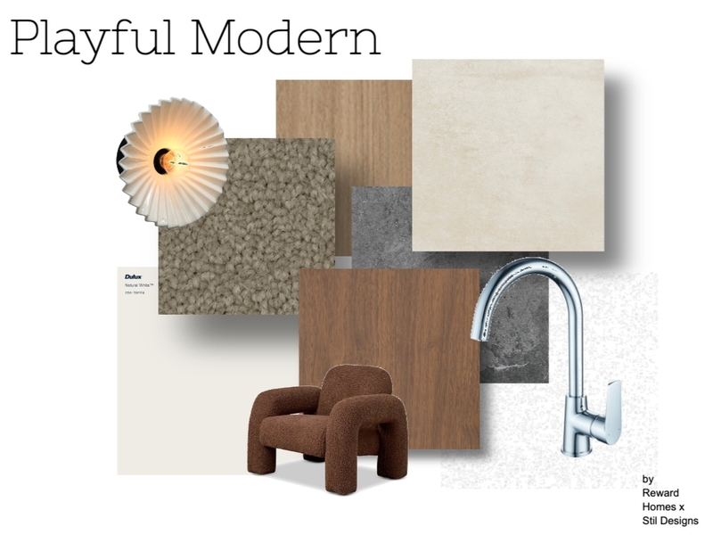 Playful Modern Interior Design Mood Board by LauraSTIL