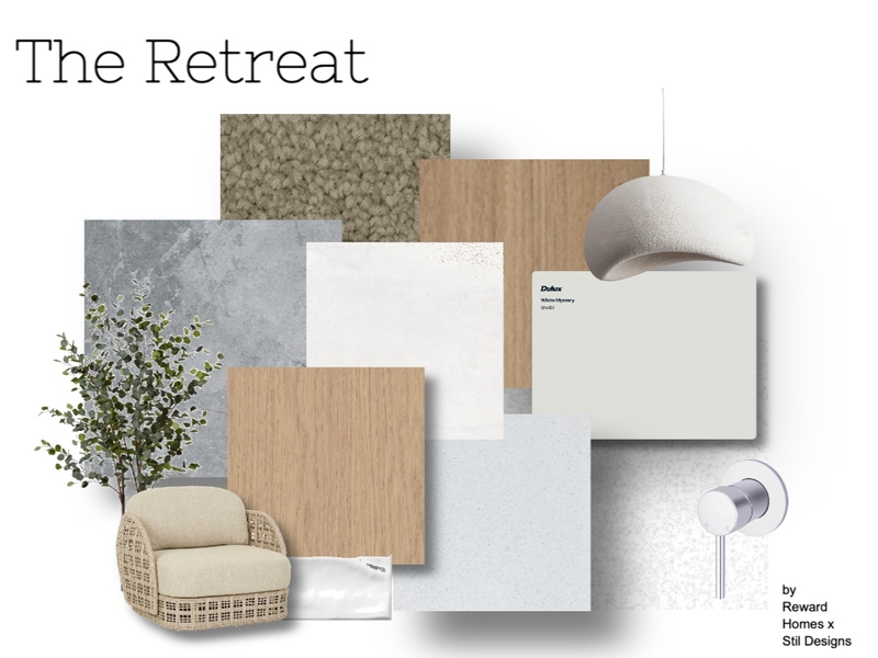 The Retreat Interior Design Mood Board by LauraSTIL