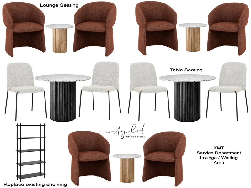 KMT - Nambour Service Department Interior Design Mood Board by Styled Interior Design