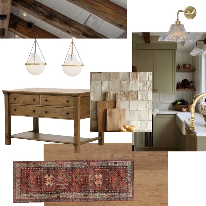 Farm Kitchen Interior Design Mood Board by mwicker1