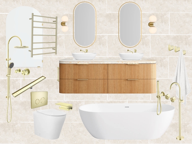 Ensuite - Otti Havana with Noosa Interior Design Mood Board by Velda Ensuite - Otti Havana with Noosa Interior Design Mood Board by Velda