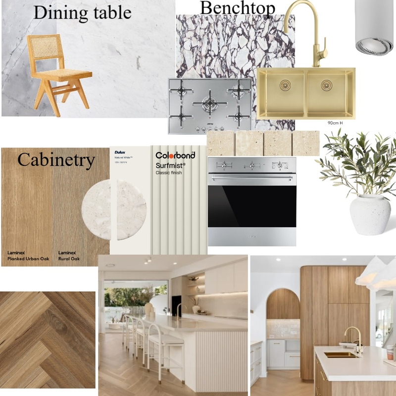 Mediterranean kitchen Interior Design Mood Board by Sarah Design Studio Mediterranean kitchen Interior Design Mood Board by Sarah Design Studio