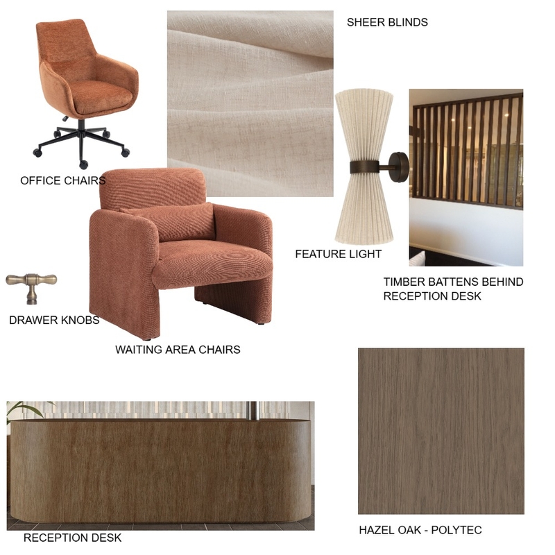 RECEPTION AREA Interior Design Mood Board by Makiah Pippen