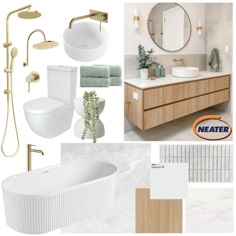 Palm Cove Ensuite Mood Board by NeaterHomesCairns on Style Sourcebook