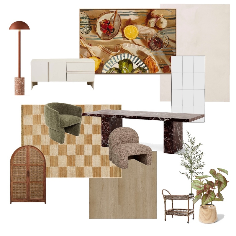 Eclectic sample board- Assignment 3 Part A Interior Design Mood Board by Charli.mio Eclectic sample board- Assignment 3 Part A Interior Design Mood Board by Charli.mio