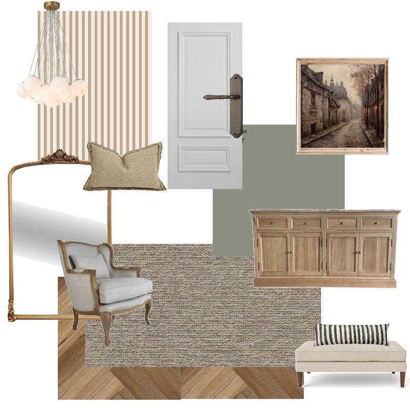 French provincial sample board- Assignment 3 Part A Mood Board by Charli.mio on Style Sourcebook