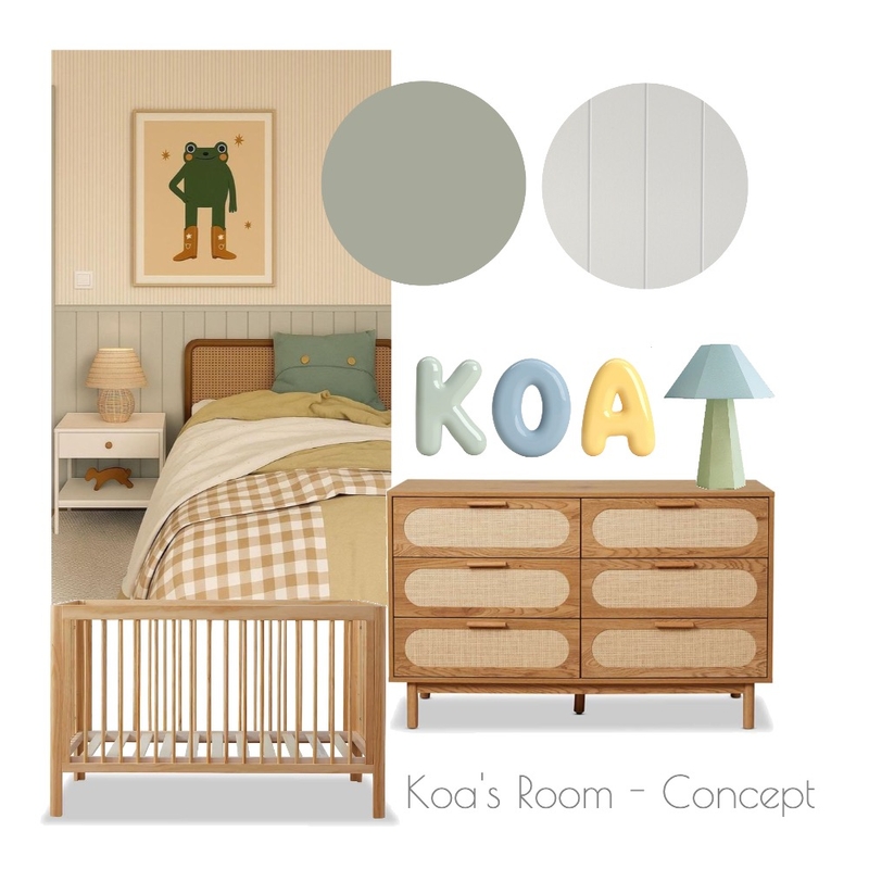 Koa's Room - Twenty Five Morris Mood Board by DmDesigns on Style Sourcebook
