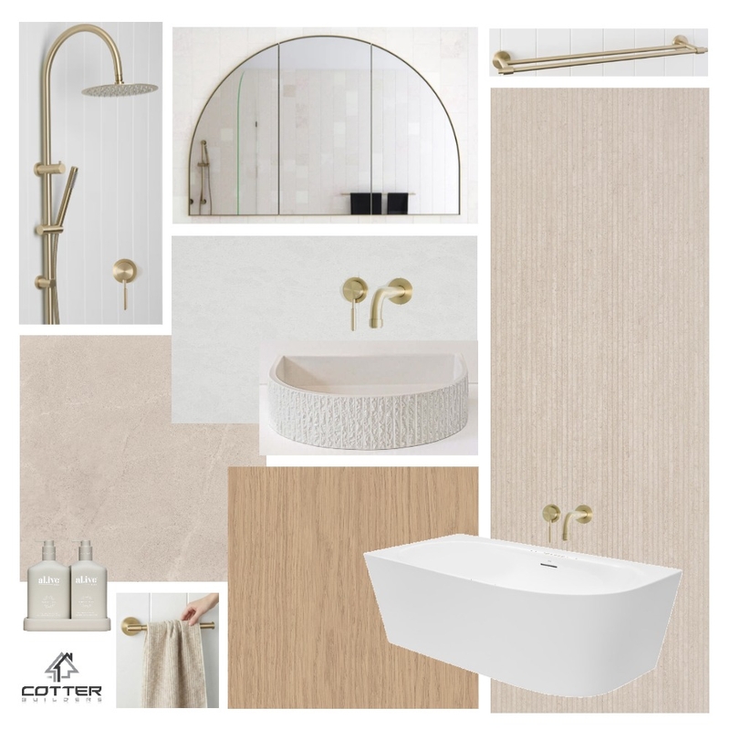 Taylor House - Main Bathroom Mood Board by Cotter Builders on Style Sourcebook