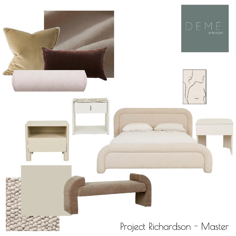 Project Richardson - Master Mood Board by Demé Interiors on Style Sourcebook