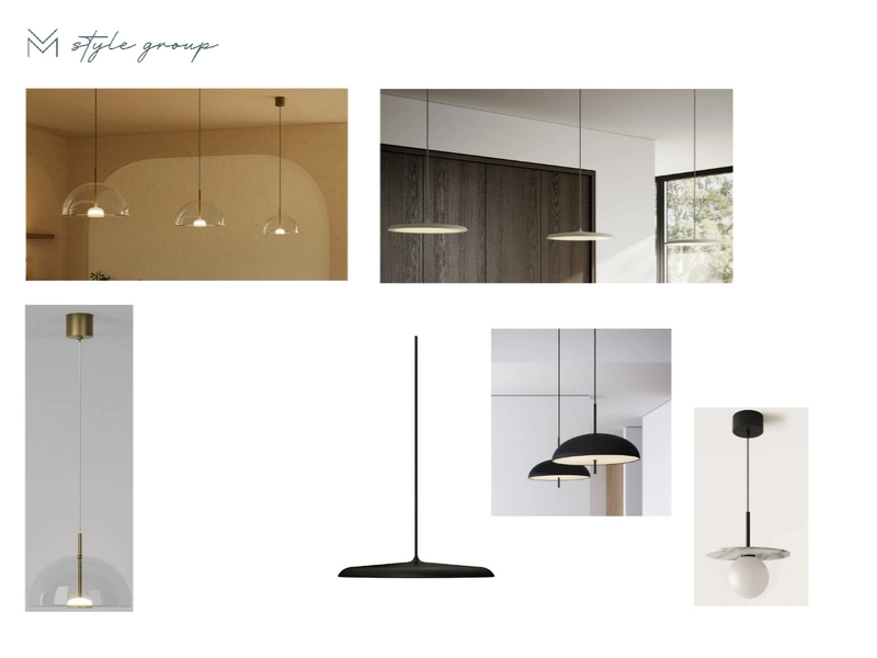 Kitchen - Pendant lights Interior Design Mood Board by The VM Style Group