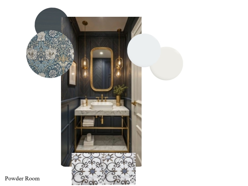 Powder Room Mood Board by Amanda Webb on Style Sourcebook