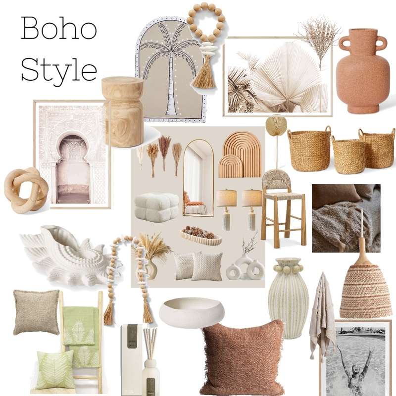 Boho Style Mood Board by cherieando on Style Sourcebook