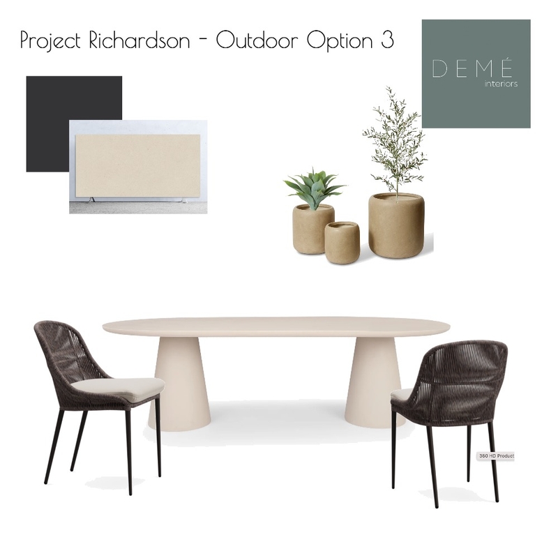 Outdoor Option 3 Mood Board by Demé Interiors on Style Sourcebook